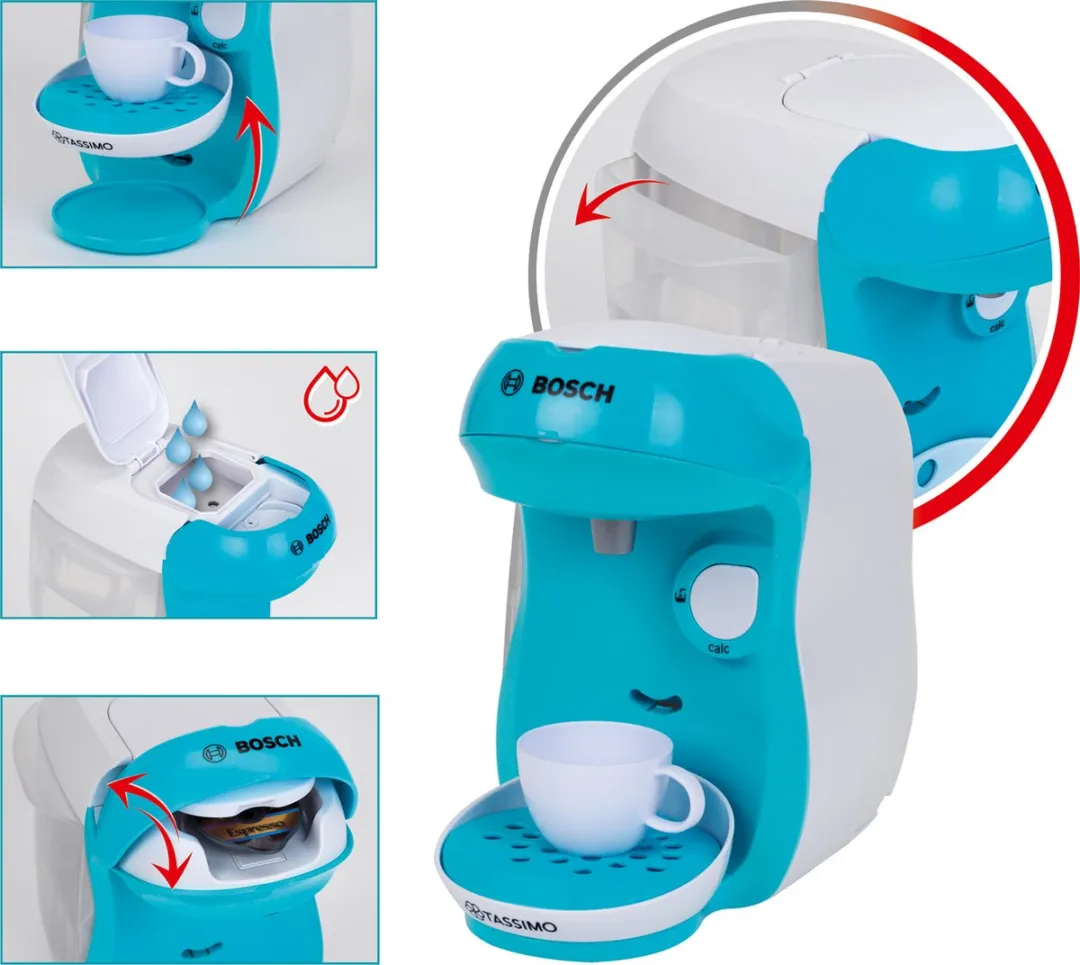 Klein Toys Bosch Speelgoedkoffiezetapparaat - Blauw/Wit