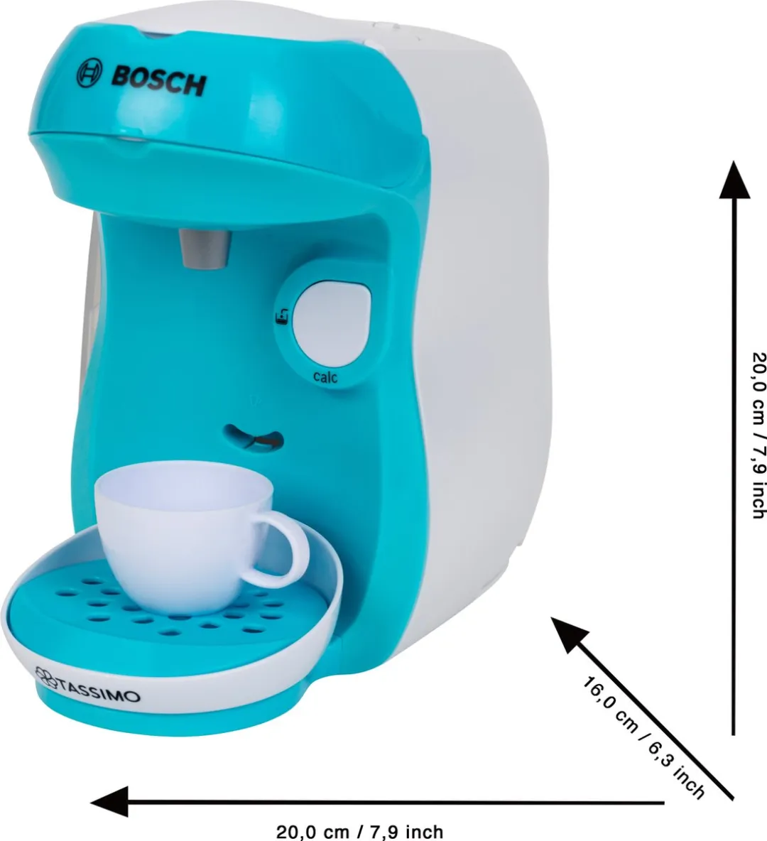 Klein Toys Bosch Speelgoedkoffiezetapparaat - Blauw/Wit - afbeelding 6 van 6
