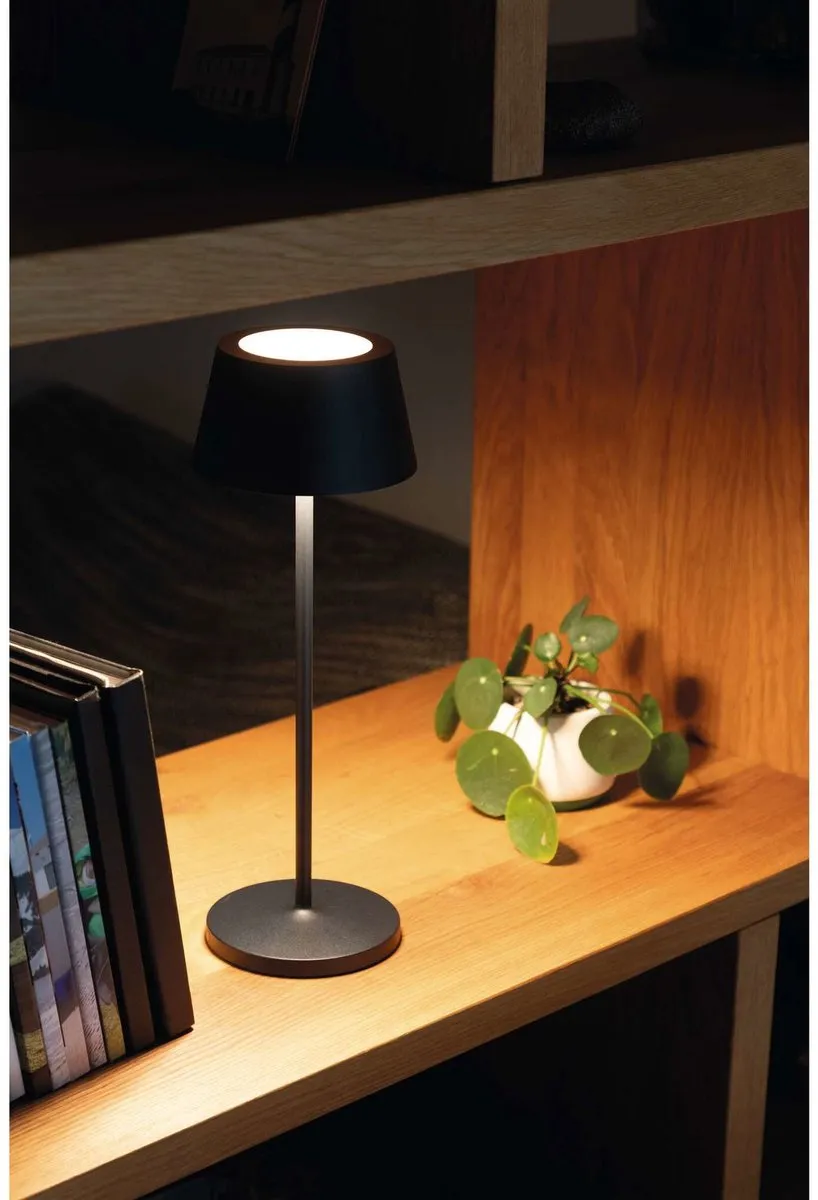 MAULnina LED Acculamp Anthraciet - 2700K - 1 Stuk