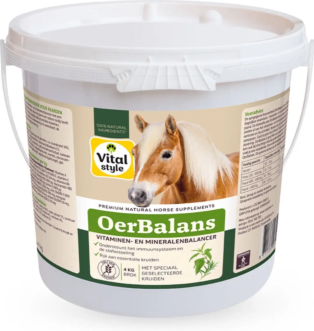 VITALstyle Oerbalans Paarden Supplement Brok