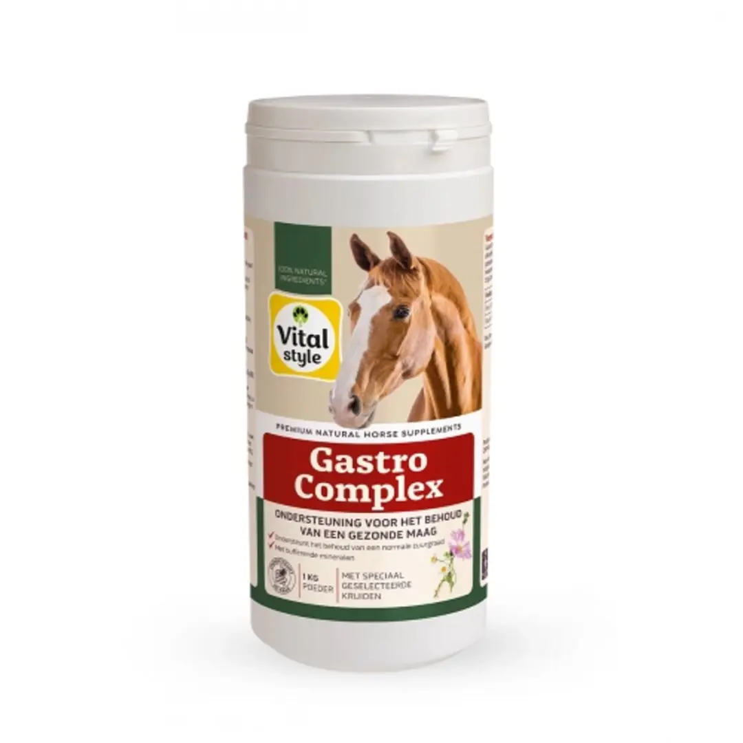 VITALstyle Gastrocomplex Paarden Supplement - 1 kg - afbeelding 6 van 6