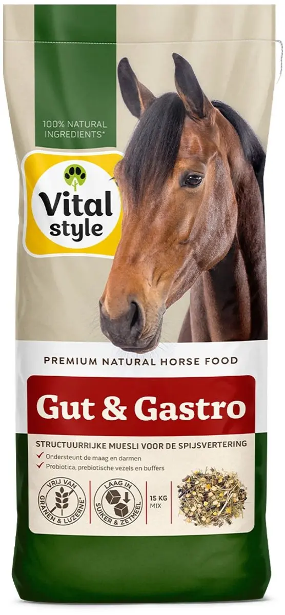 VITALstyle Gastrocomplex Paarden Supplement - 1 kg - afbeelding 4 van 6