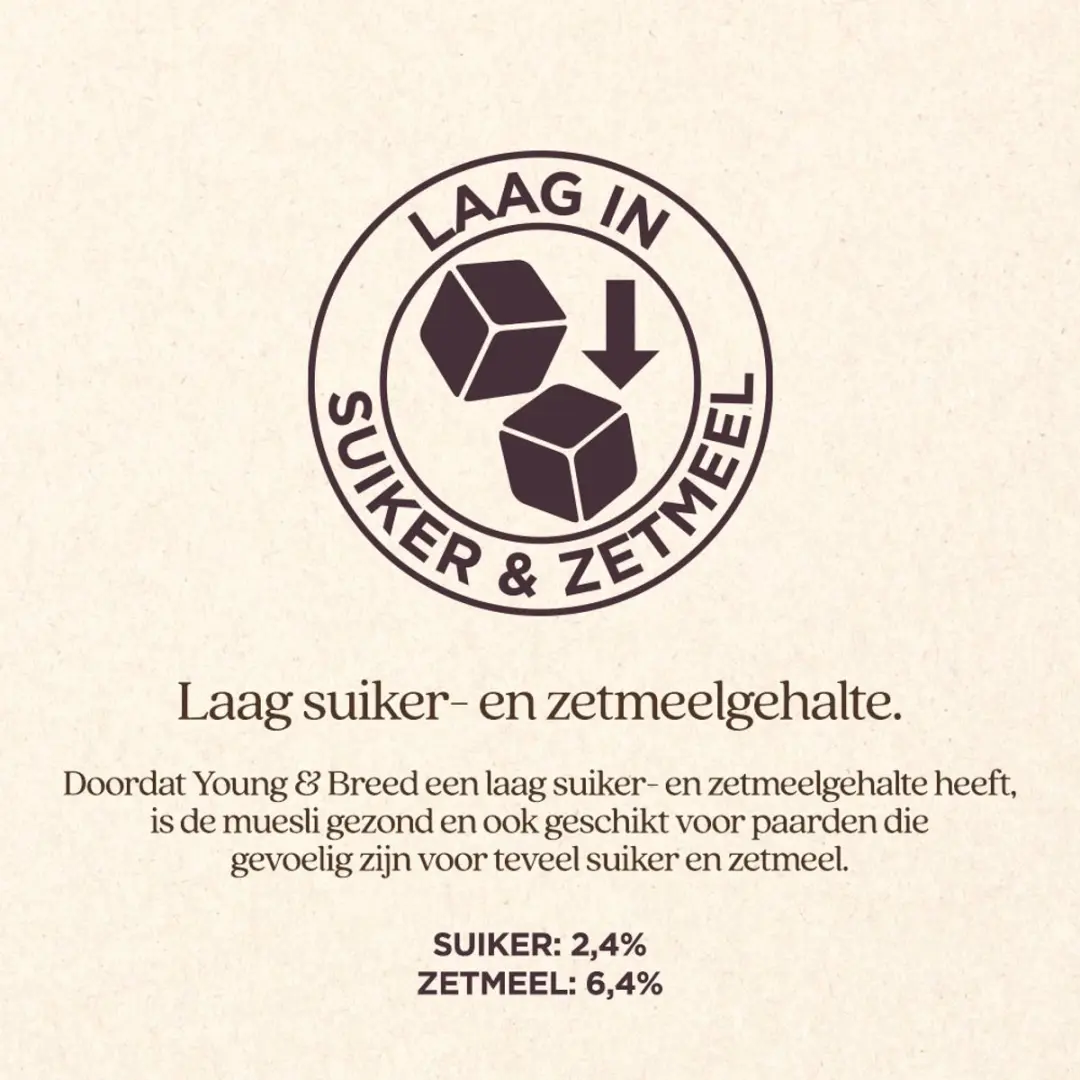 VITALstyle Muesli Young & Breed - Paardenvoer - 15 kg - afbeelding 3 van 6