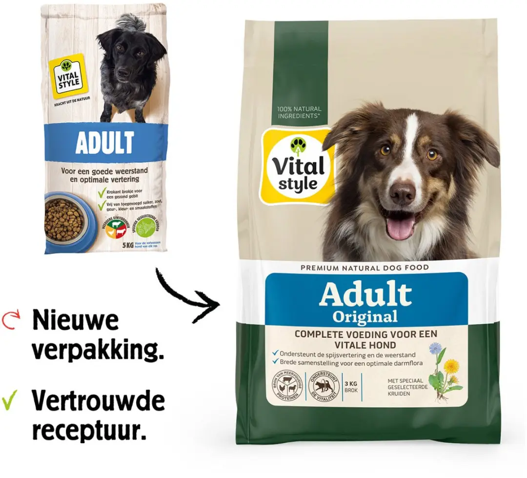VITALstyle Adult Original Hondenvoer 12kg - afbeelding 6 van 6