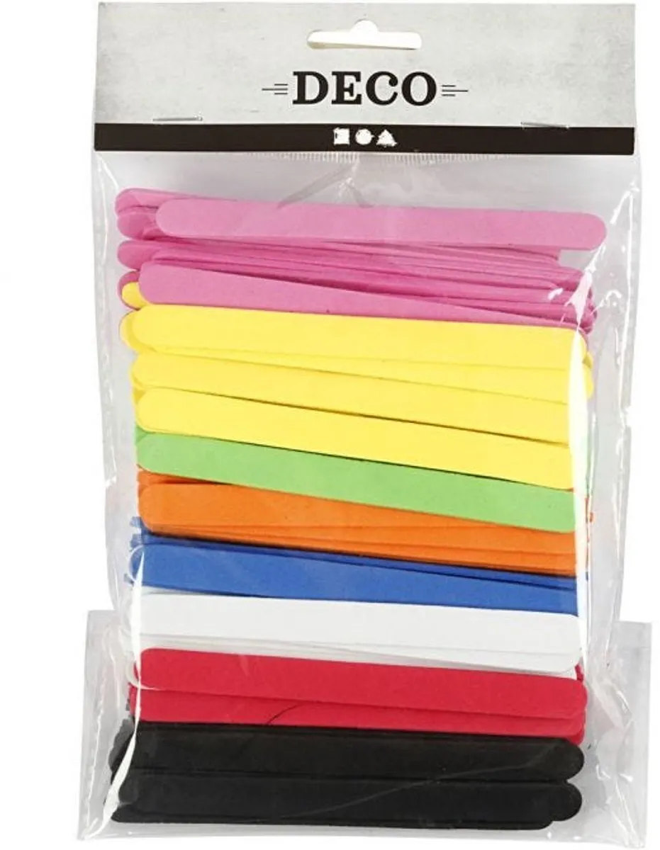 Creativ Company EVA Foam IJsstokjes 120 Stuks - Multi
