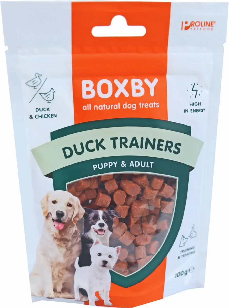 Proline Boxby Duck Trainers Hondensnacks - Eend - 100g - afbeelding 5 van 6