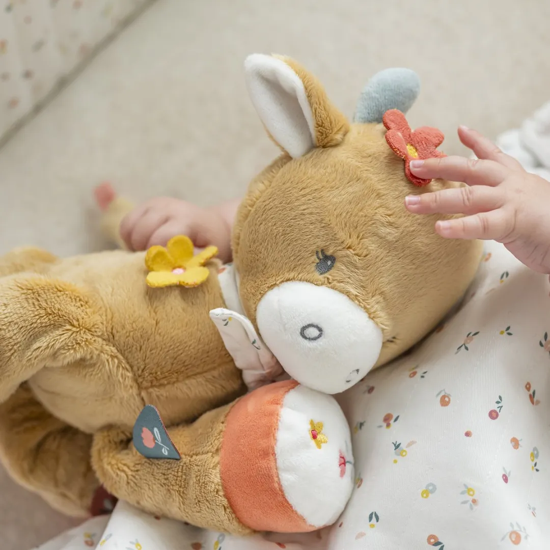 Nattou Koe Mila Knuffel 30cm - Donker Warm Beige