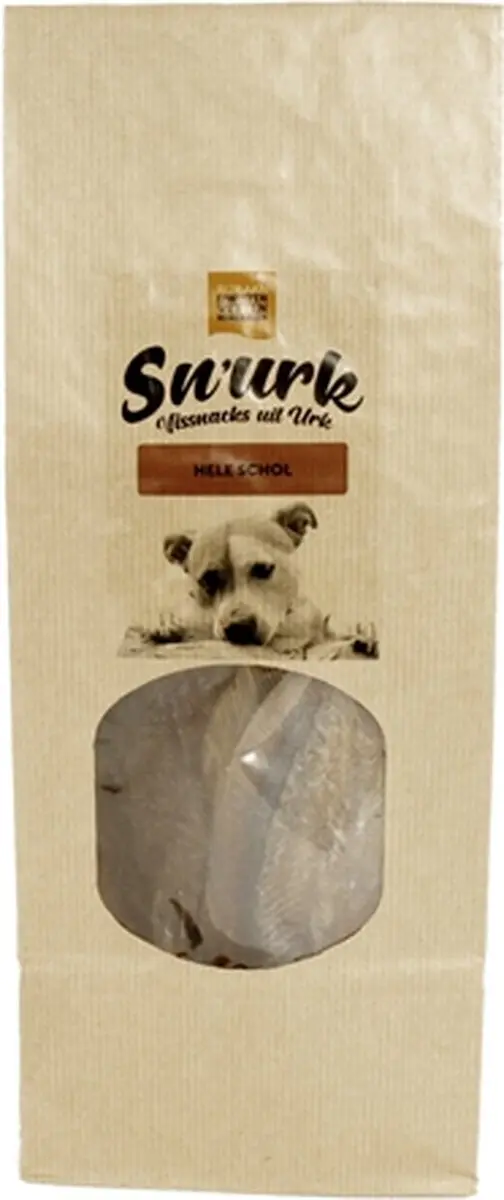 Sn'urk Gedroogde Schol Hondensnack - 100g - afbeelding 2 van 5