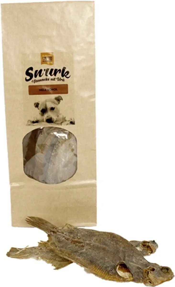 Sn'urk Gedroogde Schol Hondensnack - 100g - afbeelding 5 van 5