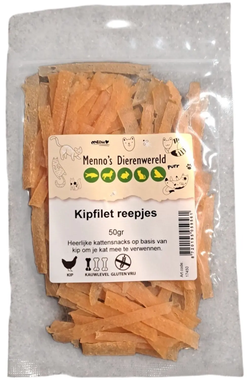 Zoolekker Kipfilet reepjes kattensnack