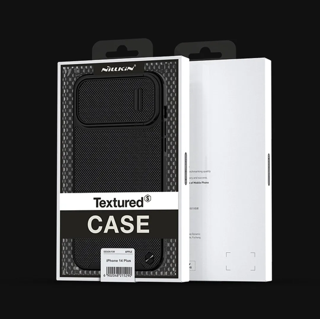 Nillkin Textured S Case iPhone 14 Plus - Blauw - 1 Pasje - afbeelding 2 van 6