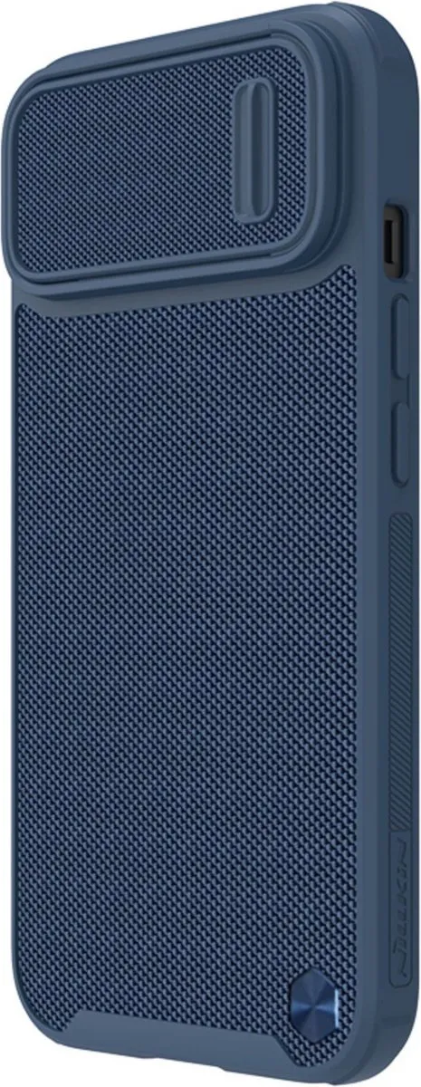 Nillkin Textured S Case iPhone 14 Plus - Blauw - 1 Pasje - afbeelding 5 van 6
