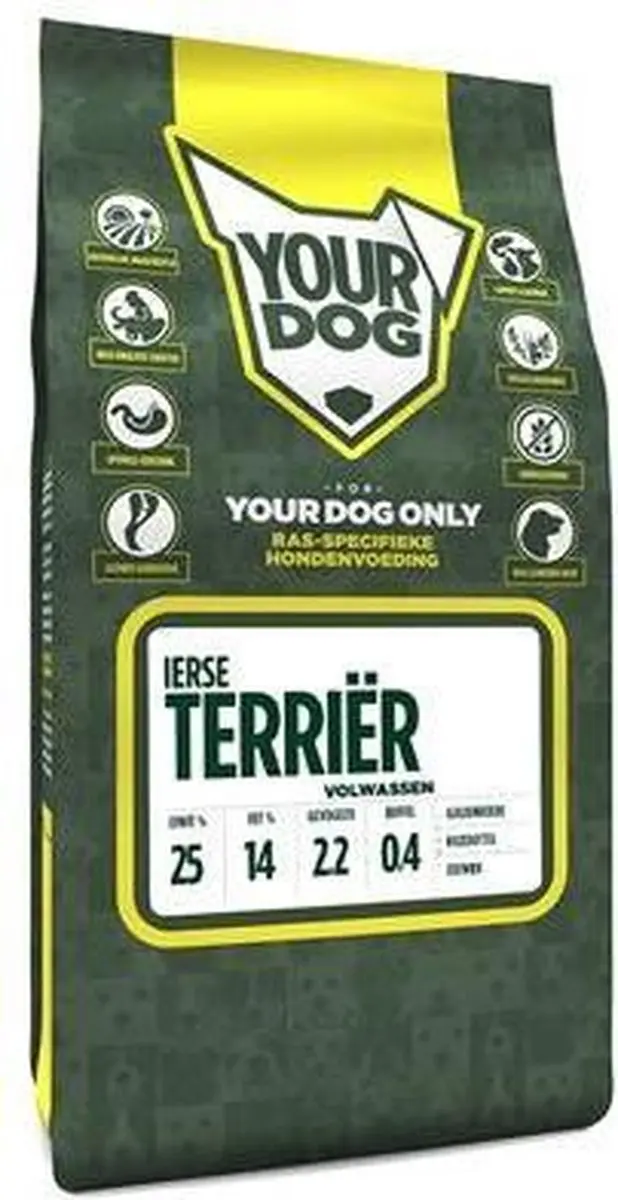 Yourdog Ierse Terriër Hondenbrokken Volwassen - 12 kg - afbeelding 3 van 3