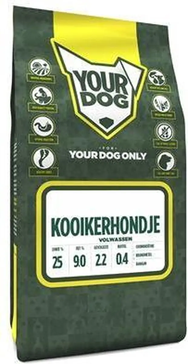 Yourdog Kooikerhondje Hondenbrokken Volwassen 12kg - afbeelding 2 van 2