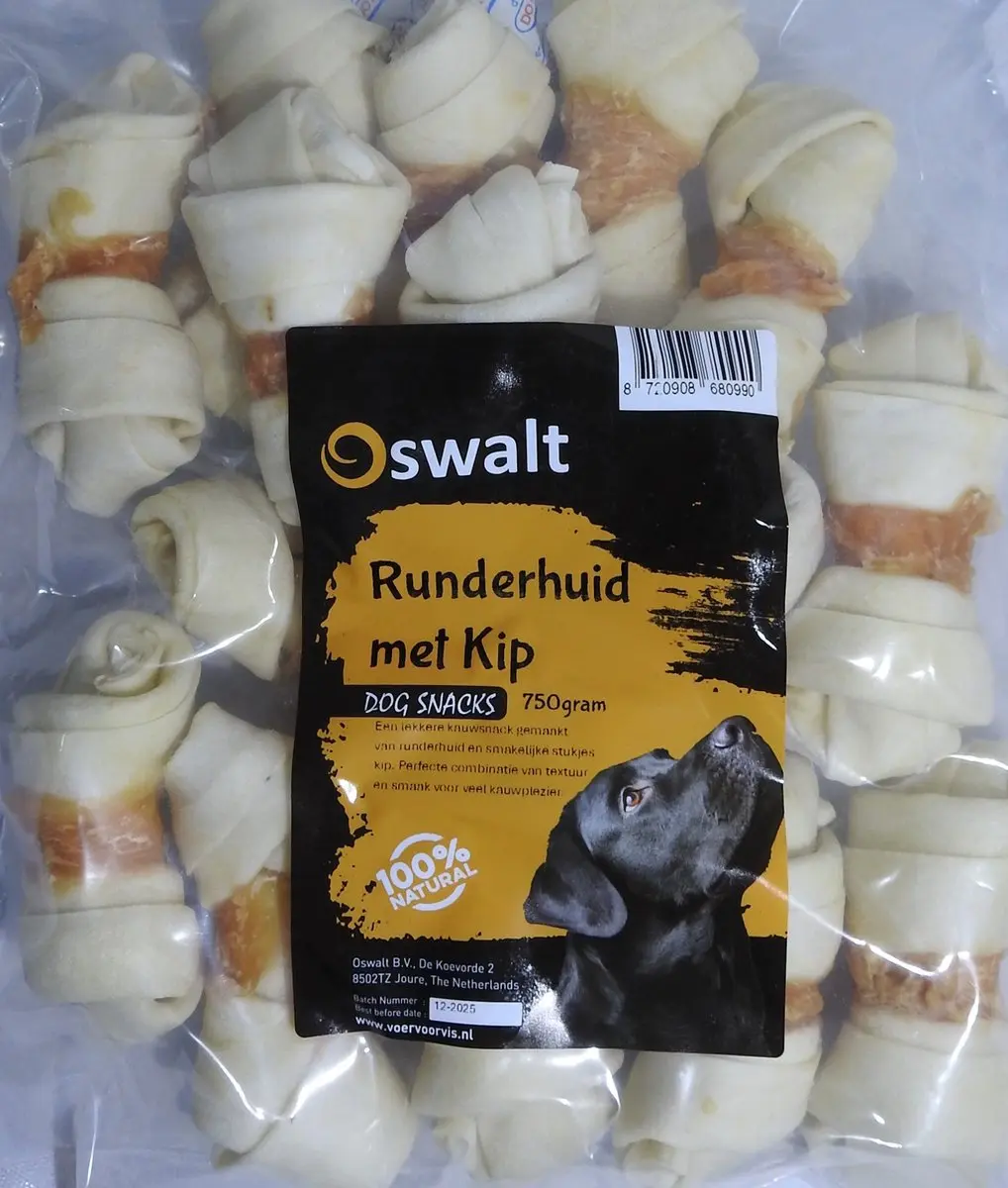 Oswalt Geknoopte Runderhuid met kip