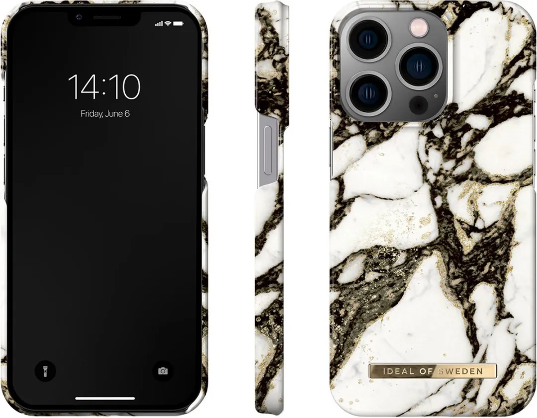 iDeal of Sweden iPhone 13 Pro Backcover - Calacatta Golden Marble