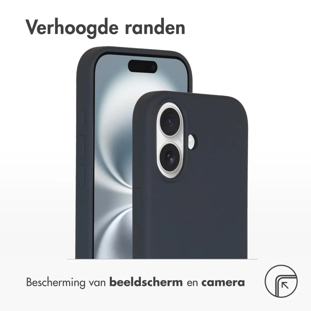 Accezz iPhone 16 MagSafe Hoesje Donkerblauw