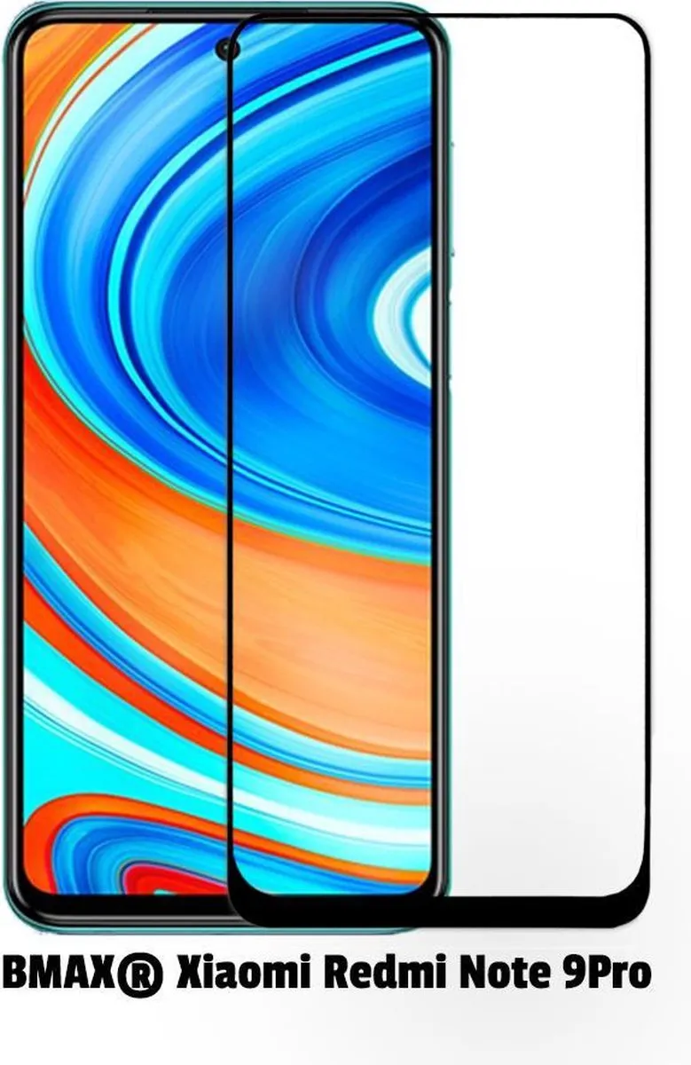 BMAX BM-65184135 Glazen Screenprotector Xiaomi Redmi Note 9 Pro - 2 Stuks