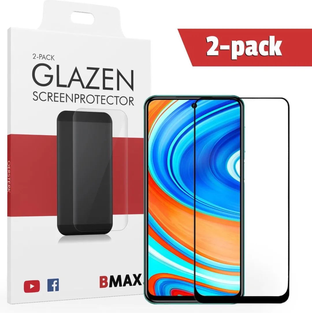 BMAX BM-65184135 Glazen Screenprotector Xiaomi Redmi Note 9 Pro