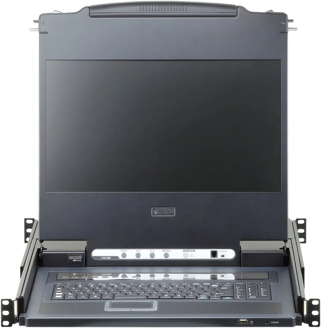 Aten CL6708MW KVM-switch 8 poorten USB-DVI - 43cm LCD - Zwart - afbeelding 4 van 4