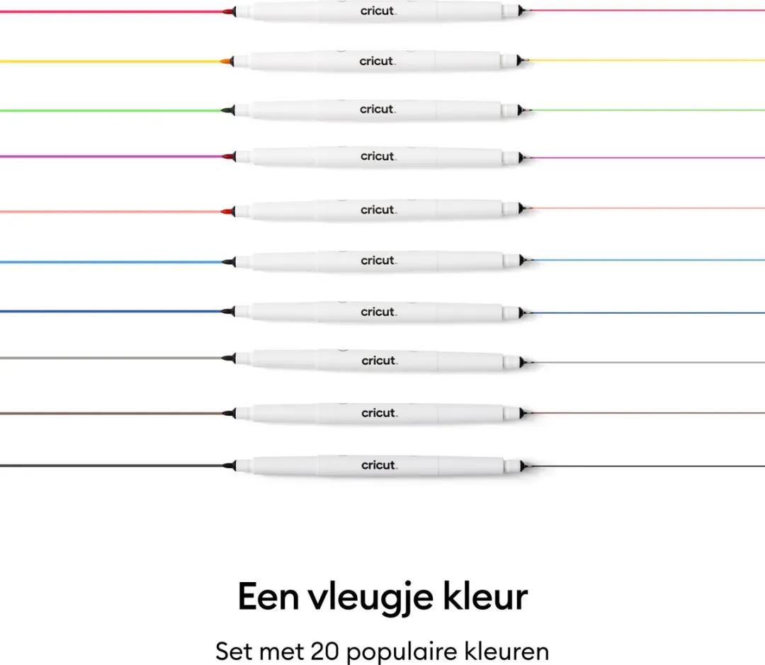 Cricut Dual-Tip Markers Ultimate - 20 Stuks