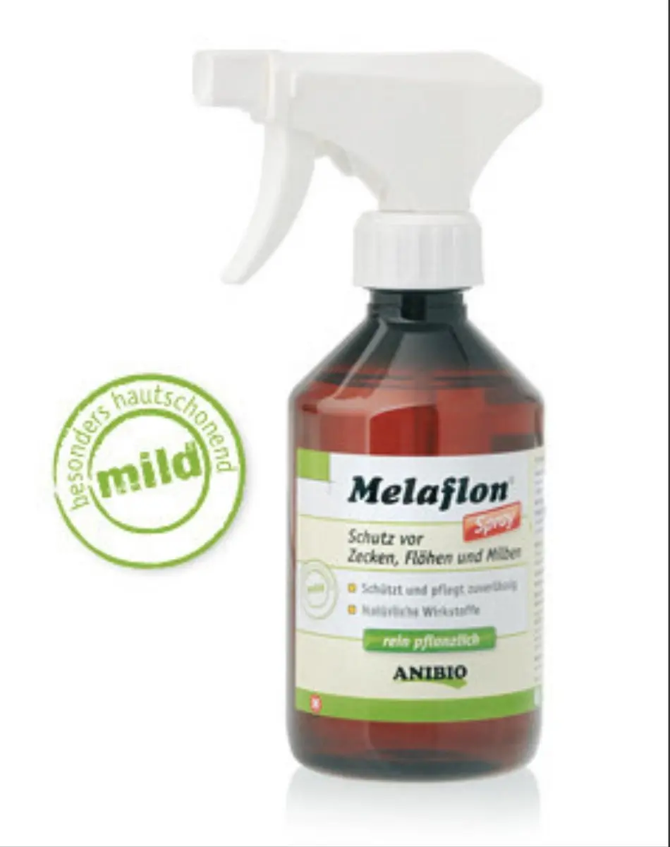 Anibio Melaflon vachtspray bescherming tegen vlooien -teken en mijten 300 ml