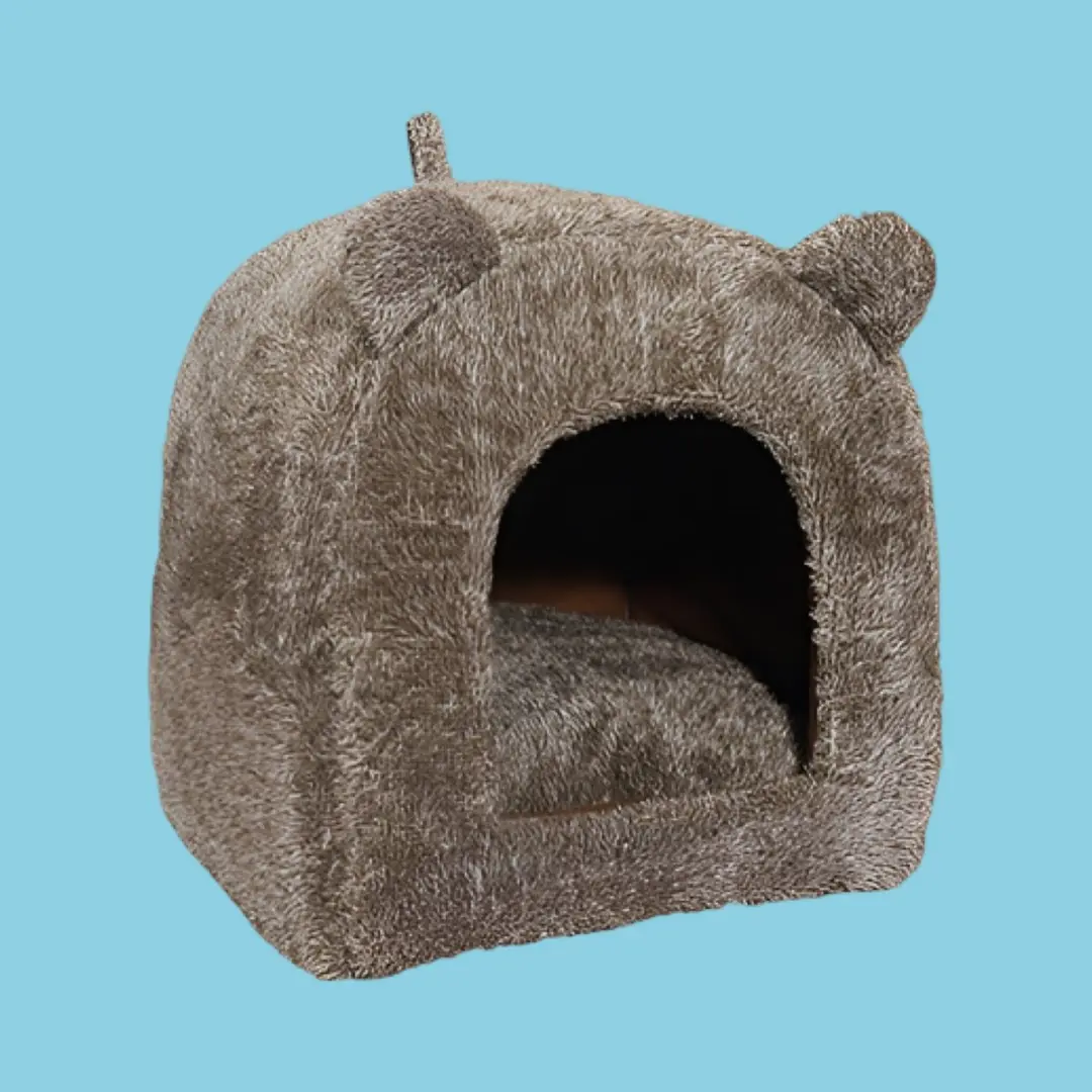 Rosewood Kattenmand Iglo Teddy Bruin - 38x38x40cm - afbeelding 3 van 3