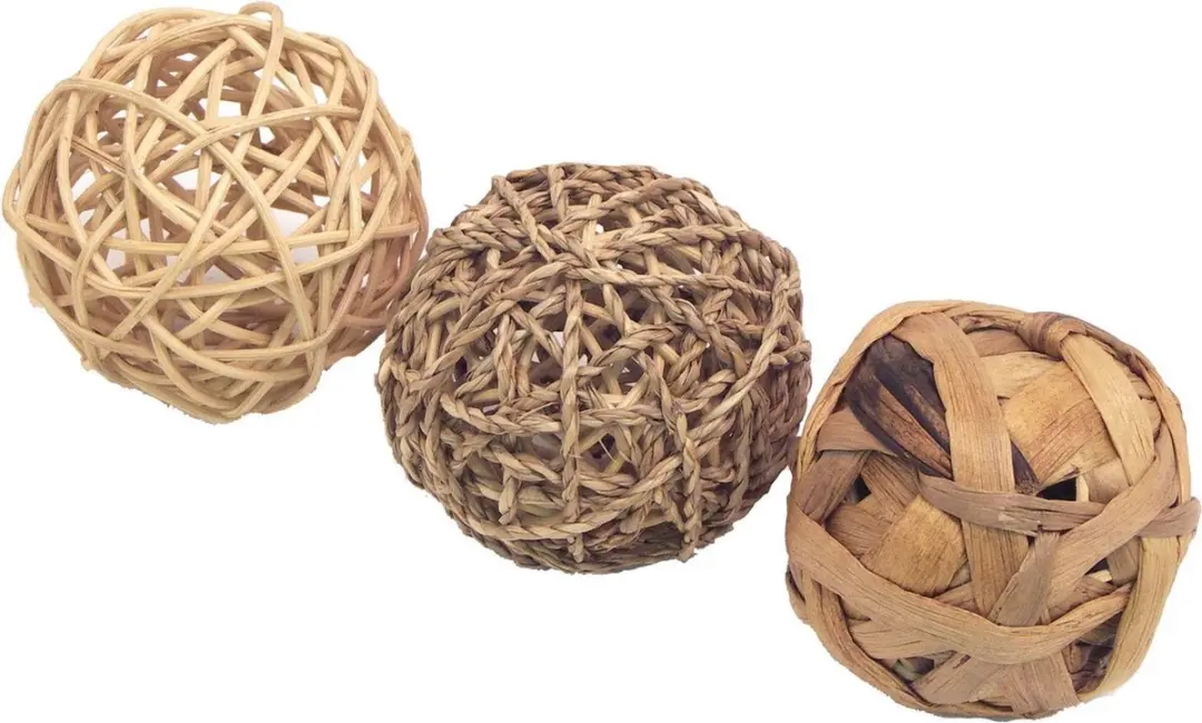 Rosewood Trio of Fun Balls Knaagdierspeelgoed - 3 Stuks - afbeelding 3 van 3