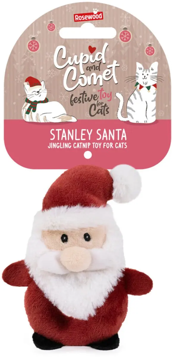 Rosewood Cupid & Comet Sven Kerstspeelgoed - Rood - afbeelding 2 van 2