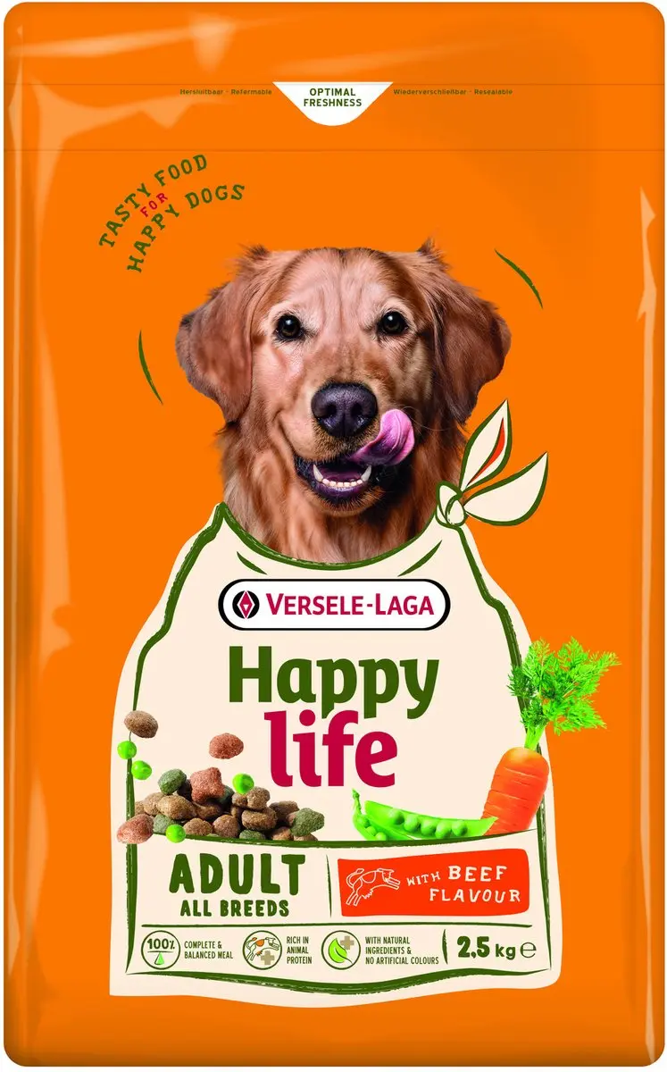 Happy Life Adult Hondenbrokken Rund