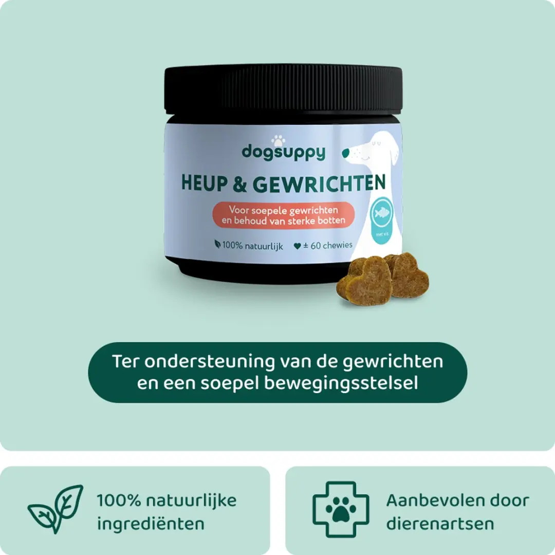 DogSuppy Heup & Gewrichten Snoepjes - 180g - 60 stuks - afbeelding 2 van 6
