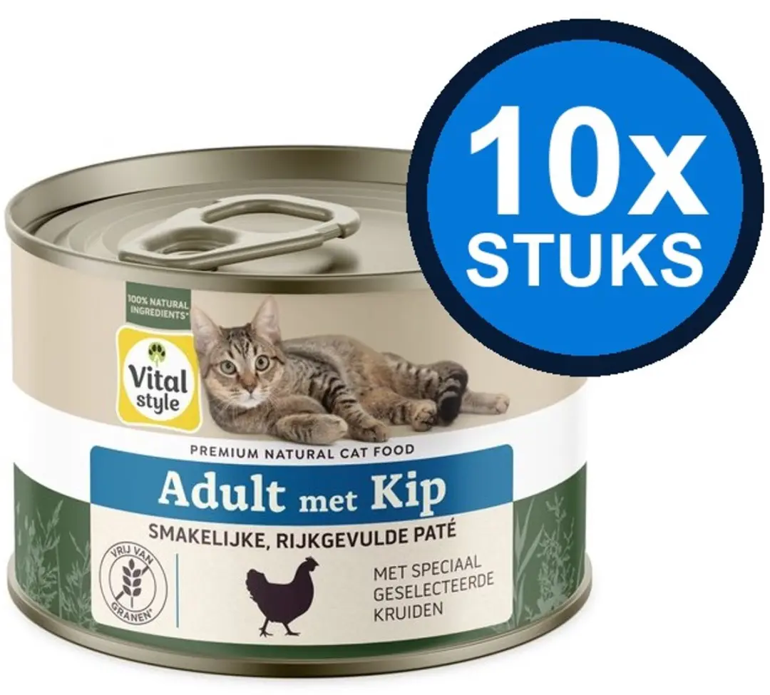 10x VITALstyle Adult met Kip