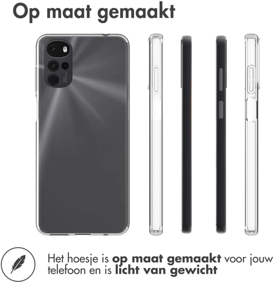 Accezz Hoesje Motorola Moto G22 - Transparant
