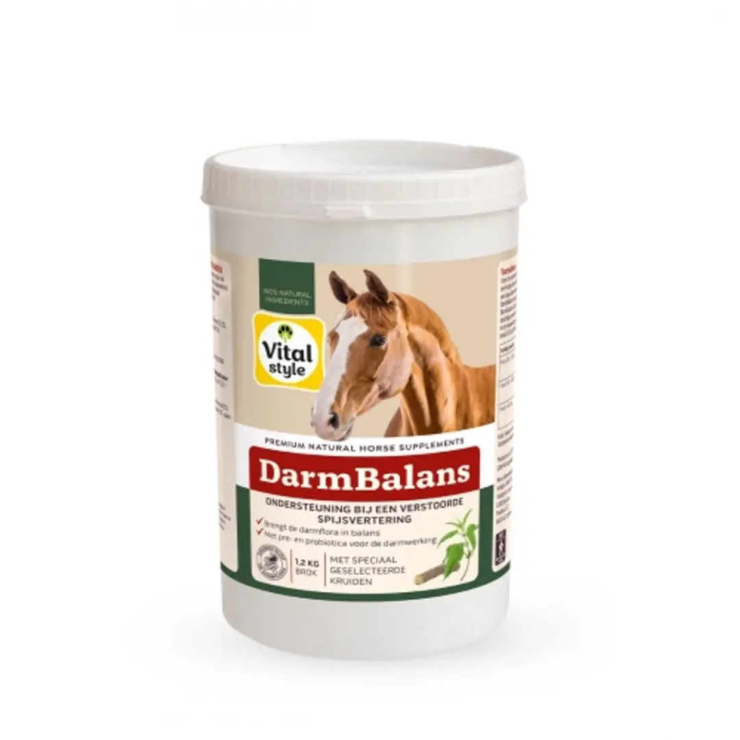 VITALstyle Darmbalans Paarden Supplement - 1,2 kg - afbeelding 6 van 6