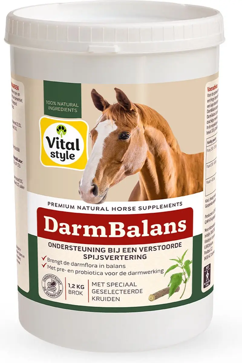 VITALstyle Darmbalans Paarden Supplement