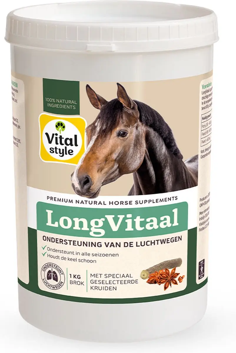 VITALstyle Longvitaal Paarden Supplement
