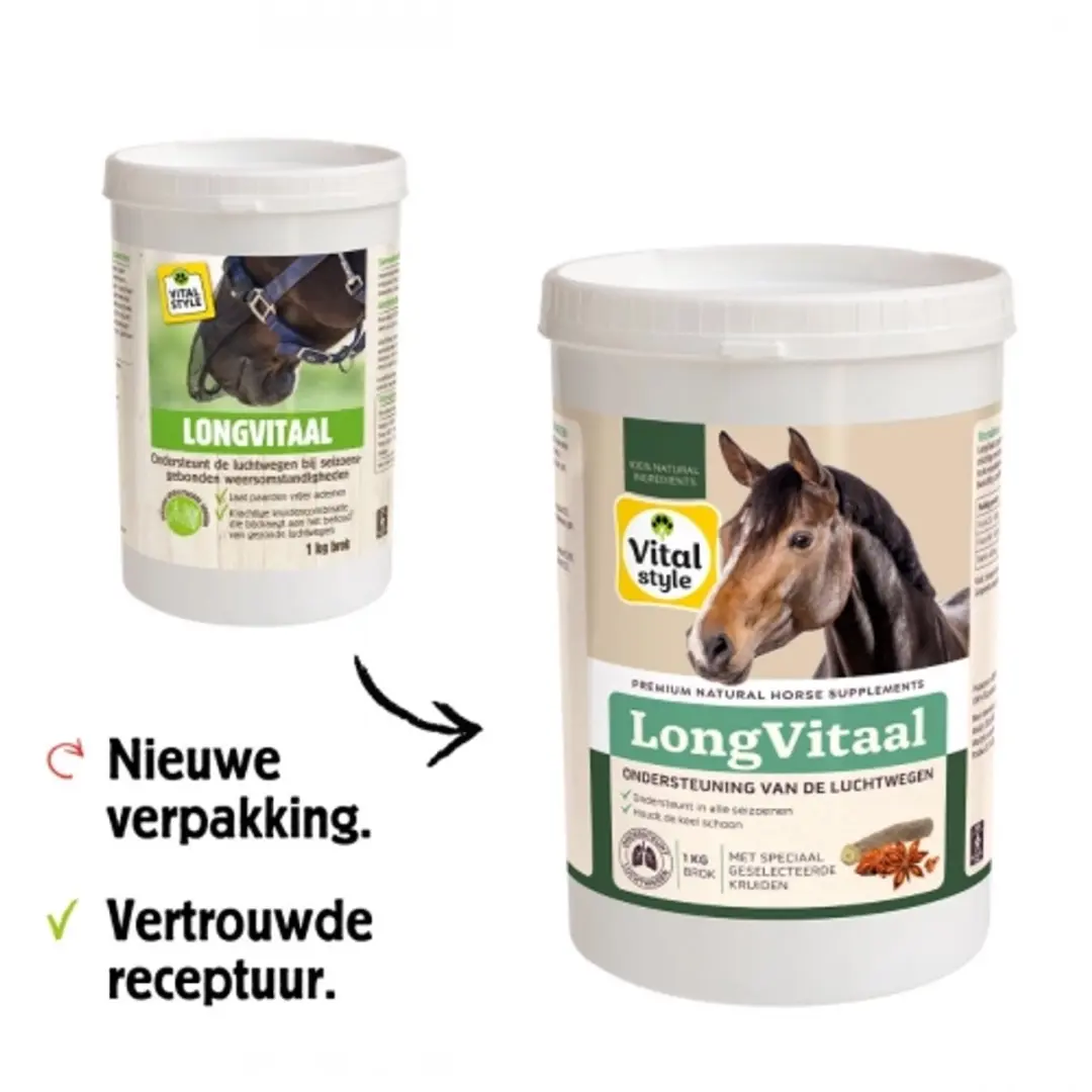 VITALstyle Longvitaal Paarden Supplement - 1 kg - afbeelding 3 van 6
