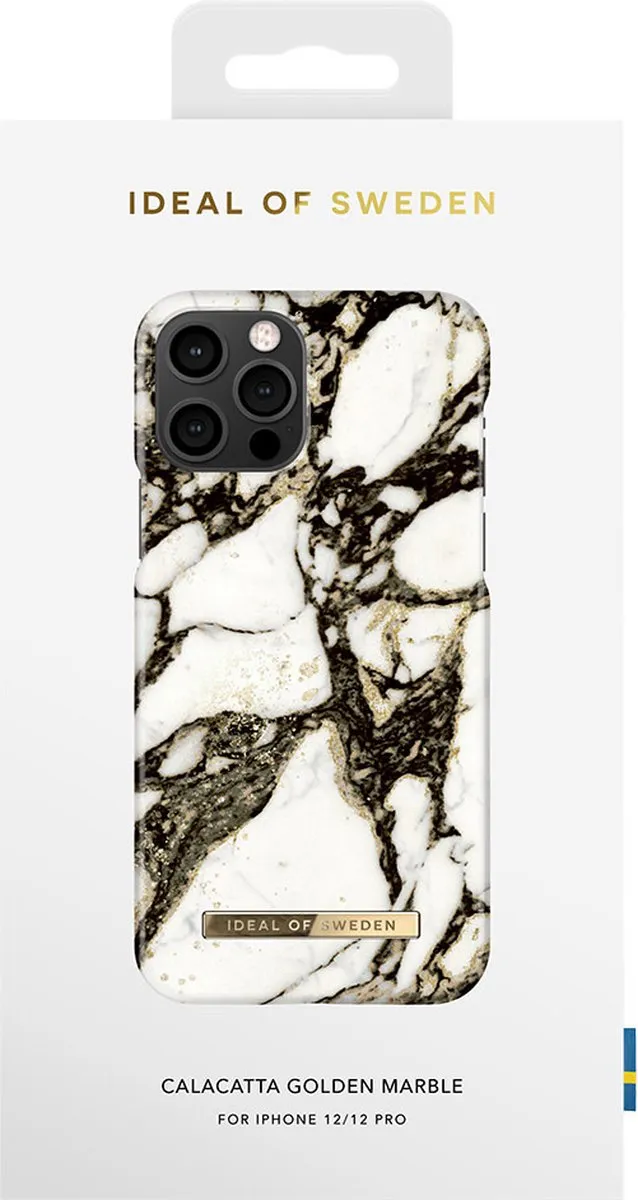 iDeal of Sweden iPhone 12/12 Pro Backcover - Calacatta Golden Marble
