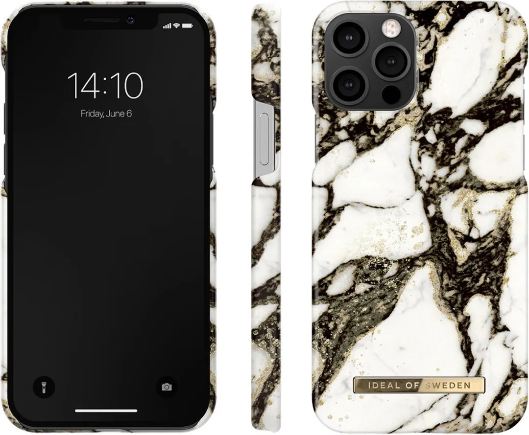 iDeal of Sweden iPhone 12/12 Pro Backcover - Calacatta Golden Marble