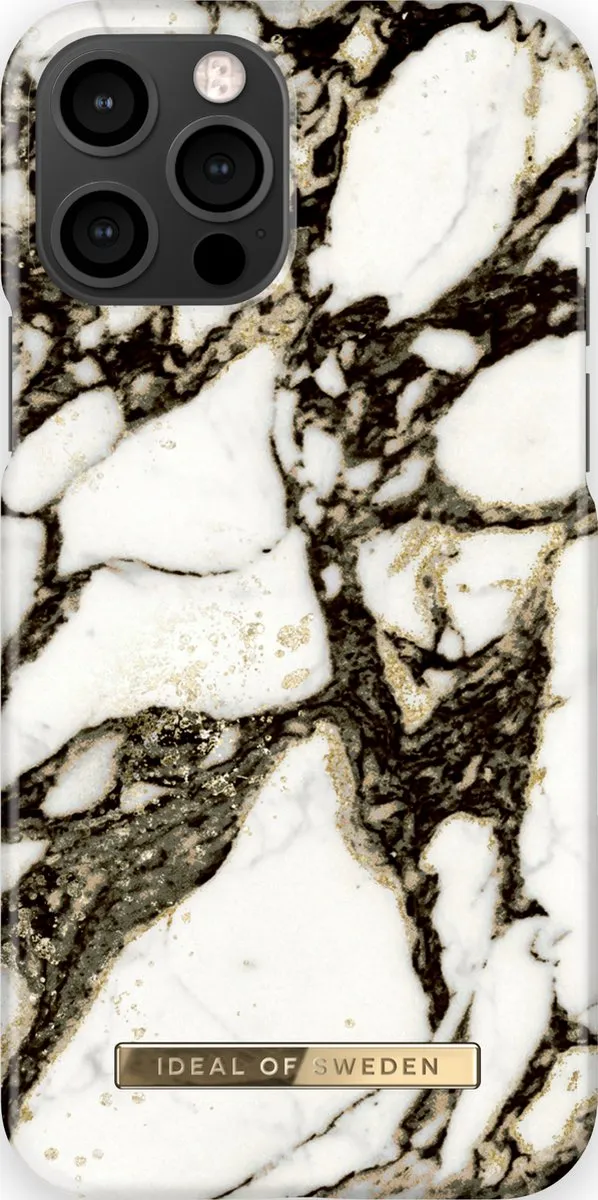 iDeal of Sweden iPhone 12/12 Pro Backcover - Calacatta Golden Marble - afbeelding 6 van 6