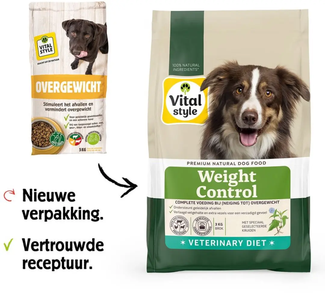 VITALstyle Weight Control Hondenbrokken 12kg - afbeelding 6 van 6