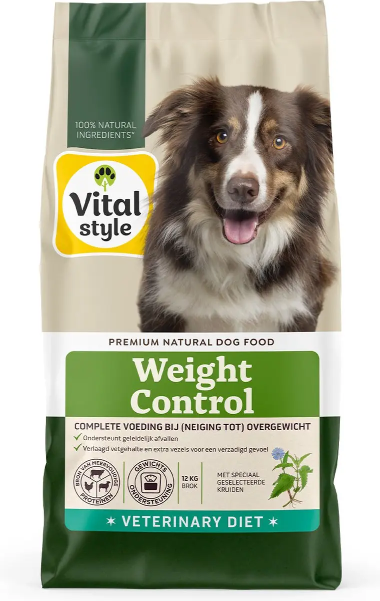 VITALstyle Weight Control Hondenbrokken 12kg