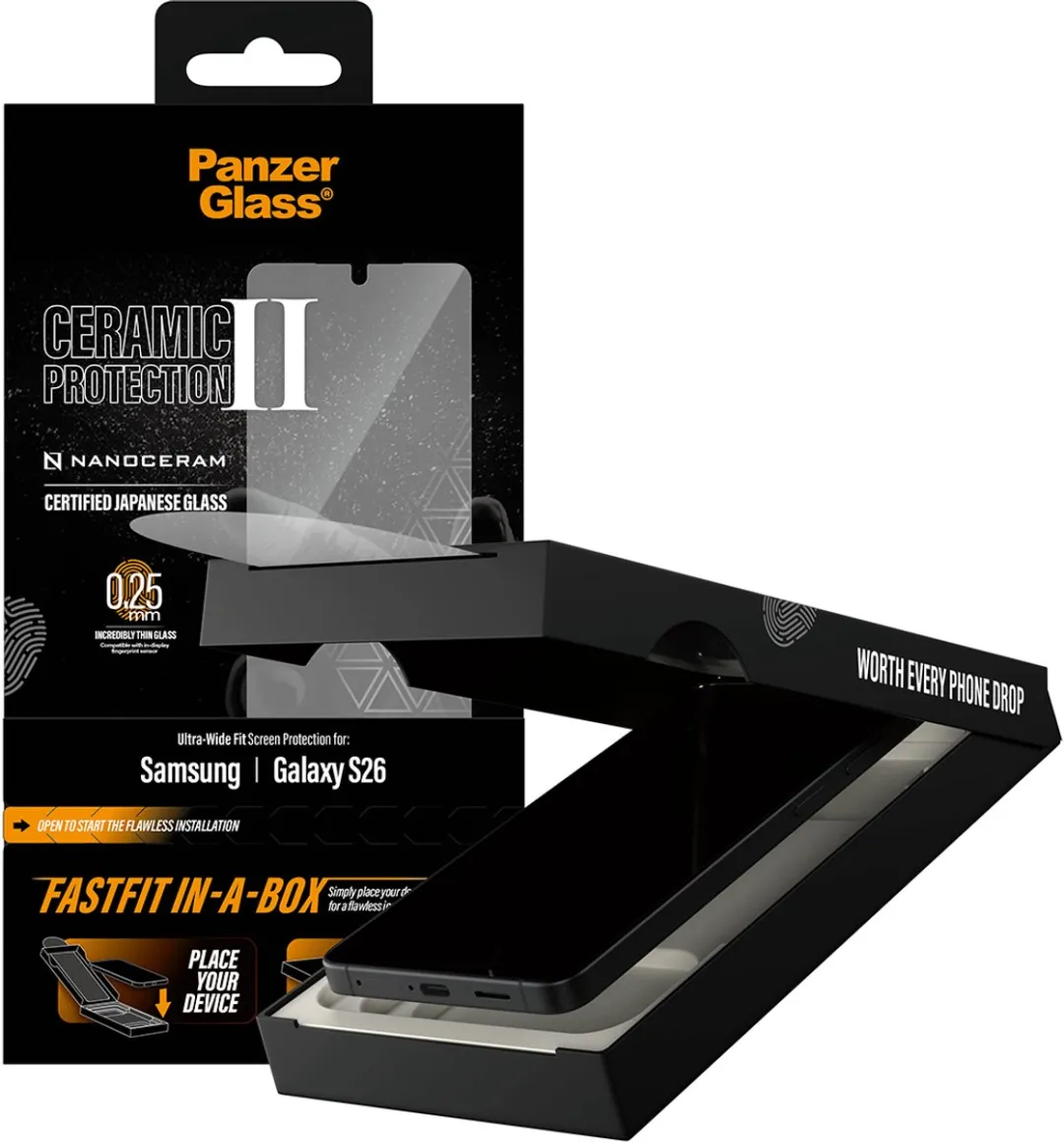 PanzerGlass PG19519 Screenprotector Samsung Galaxy S26 - Keramisch