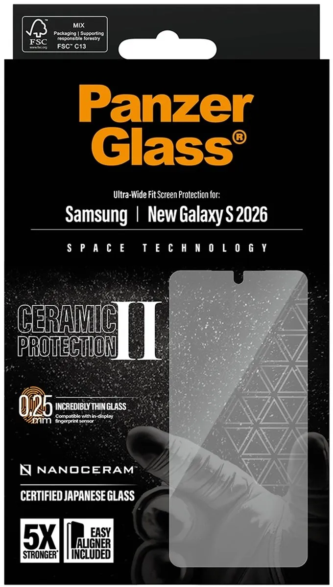 PanzerGlass PG19519 Screenprotector Samsung Galaxy S26 - Keramisch