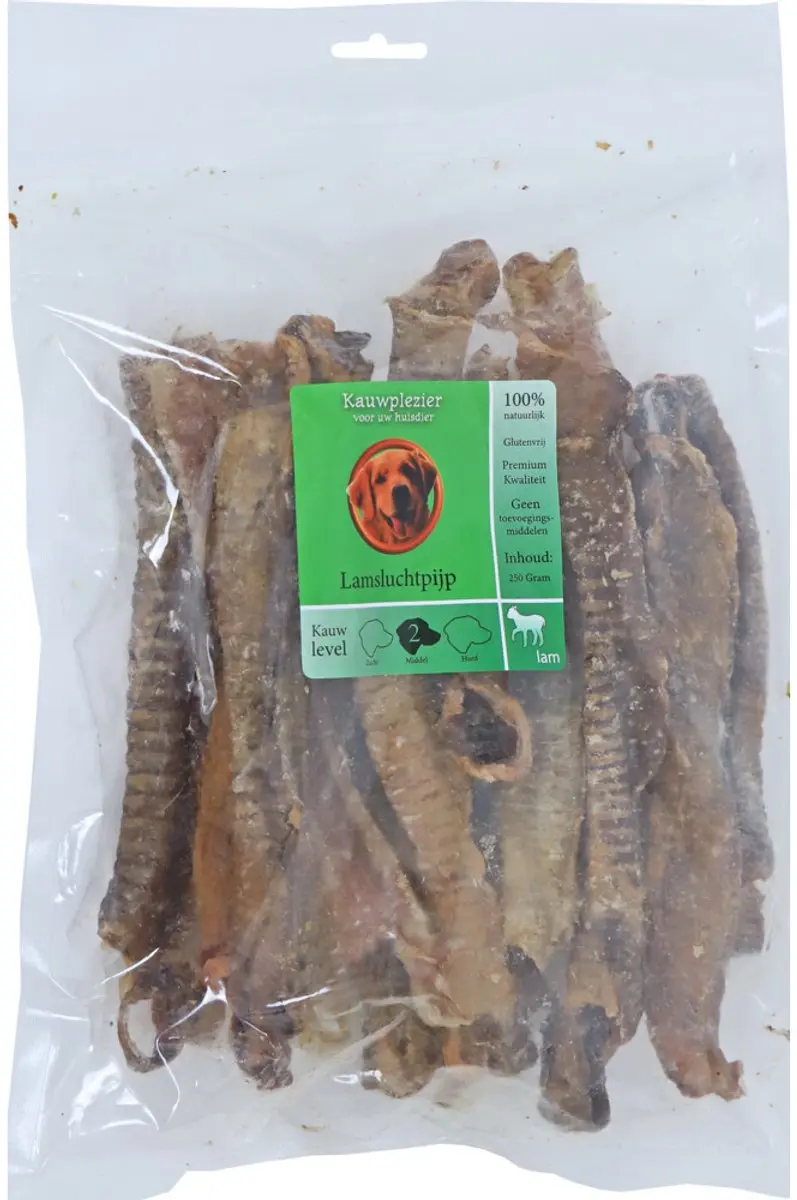 Boon Hondensnack Lamsluchtpijp 250g - afbeelding 3 van 3