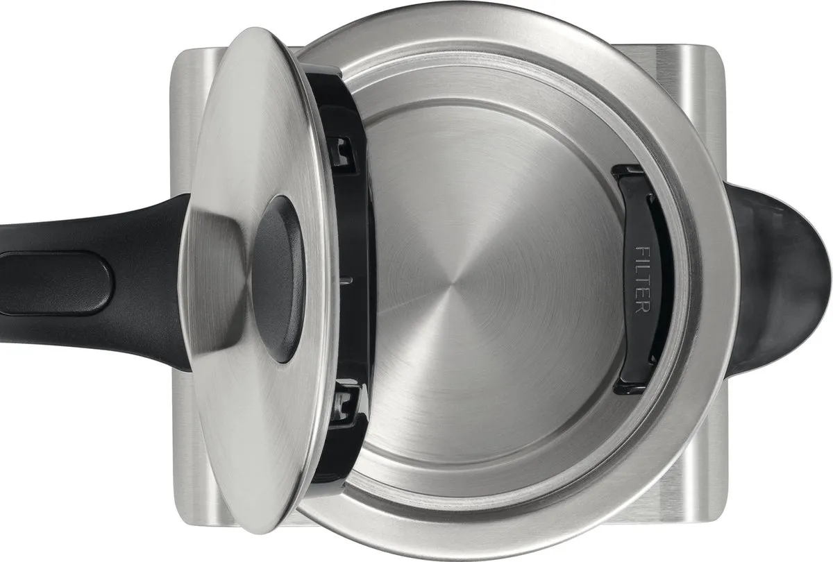 Bosch TWK7S05 Waterkoker 2200W 1.7L - Zwart/RVS