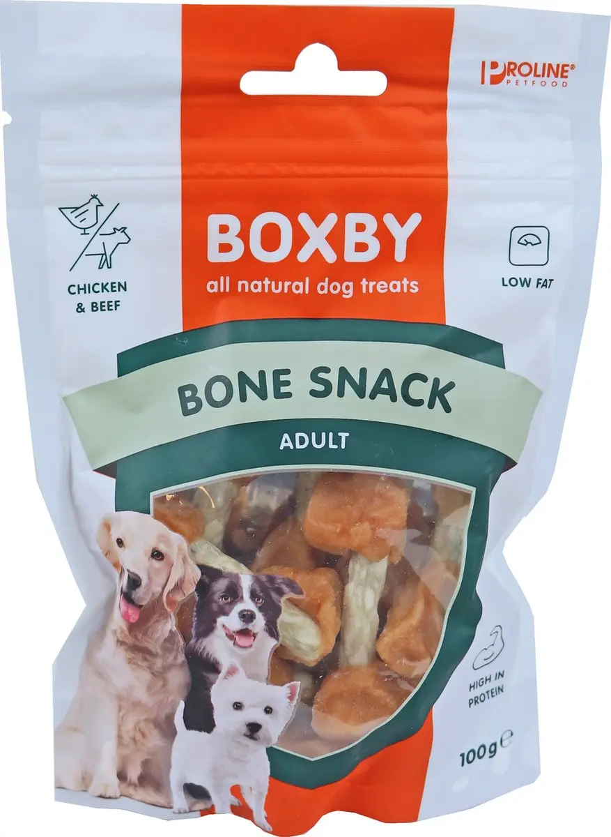 Proline Boxby Bone Hondensnack - 15 x 100g - afbeelding 4 van 6