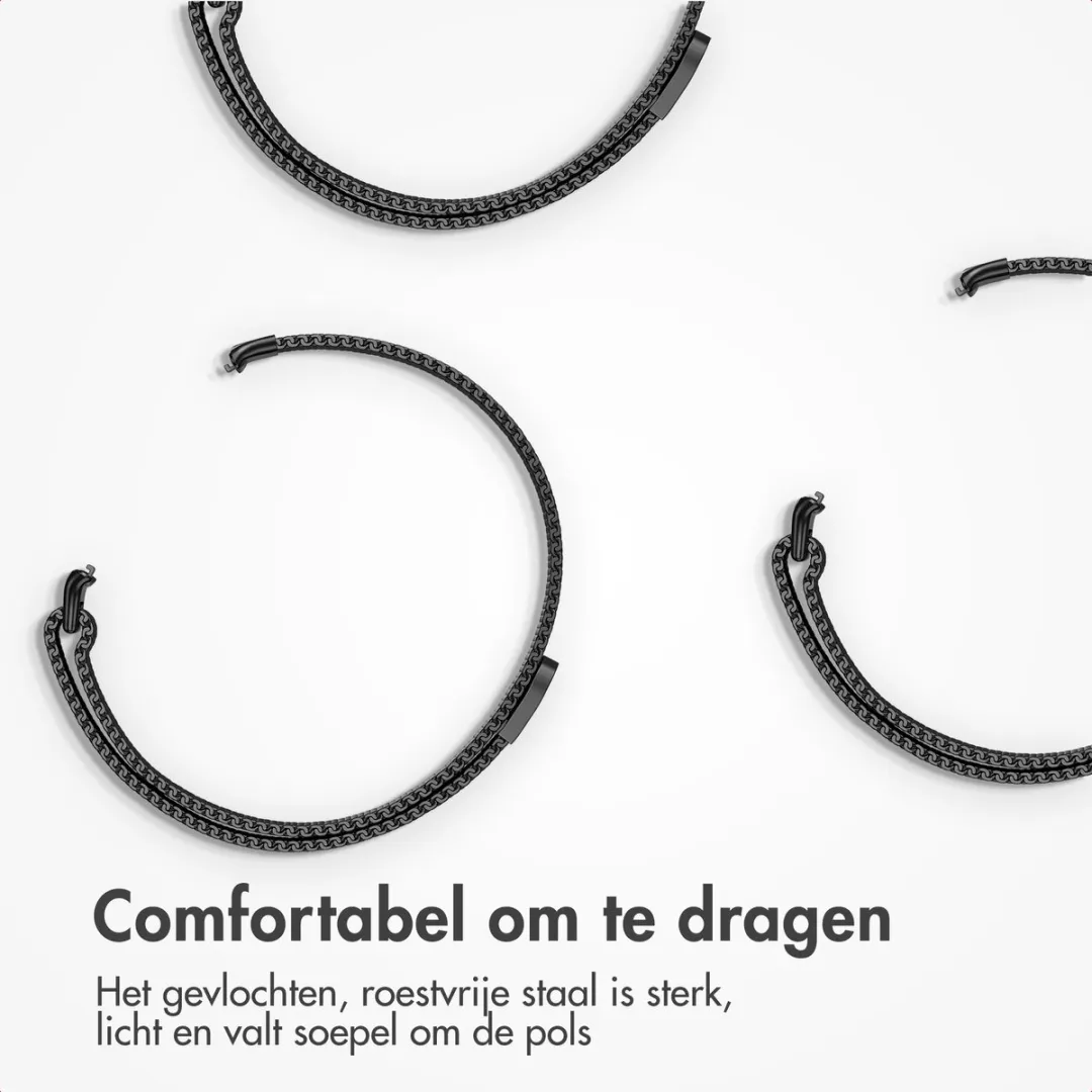 Imoshion Milanees Magnetisch Bandje Xiaomi Smartwatch - Zwart