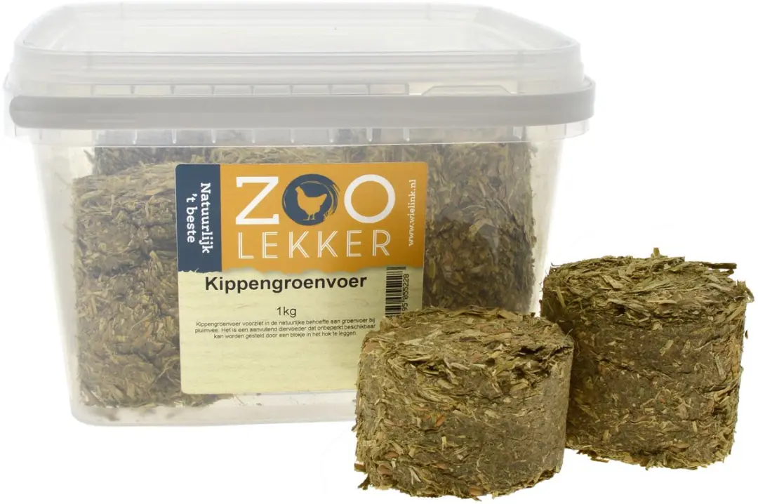 Zoolekker Kippengroenvoer 1KG