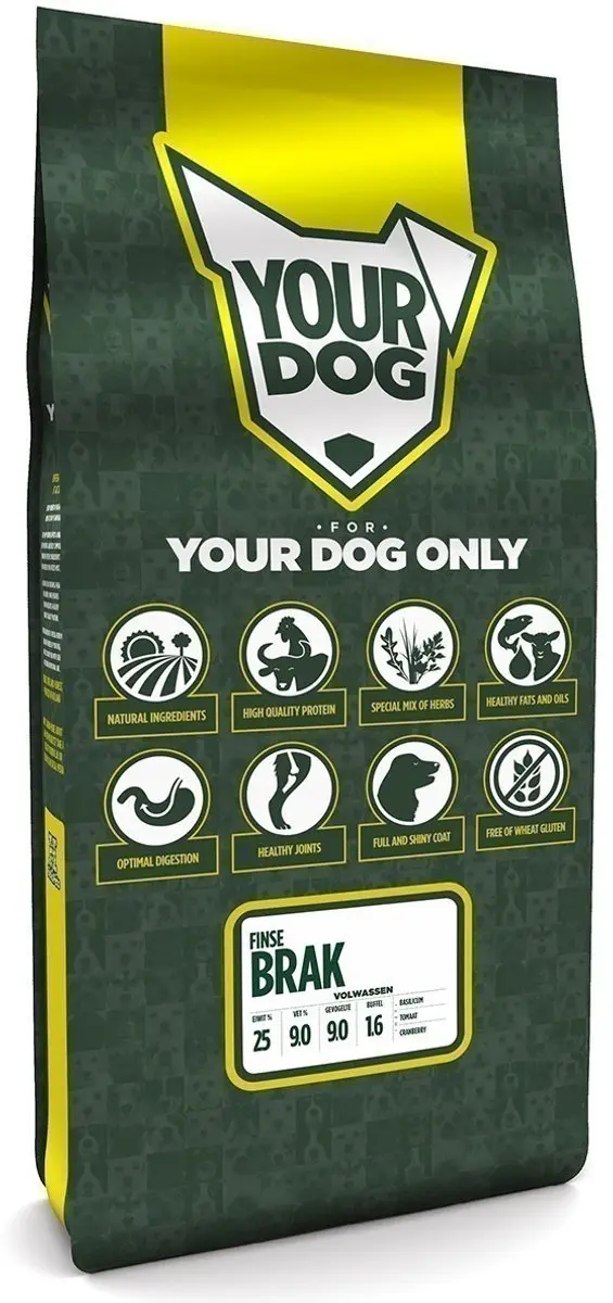 Yourdog Finse Brak Volwassen Hondenbrokken